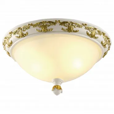 Накладной светильник Arte Lamp Benessere A9570PL-2WG Цвет арматуры золото Цвет плафонов белый
