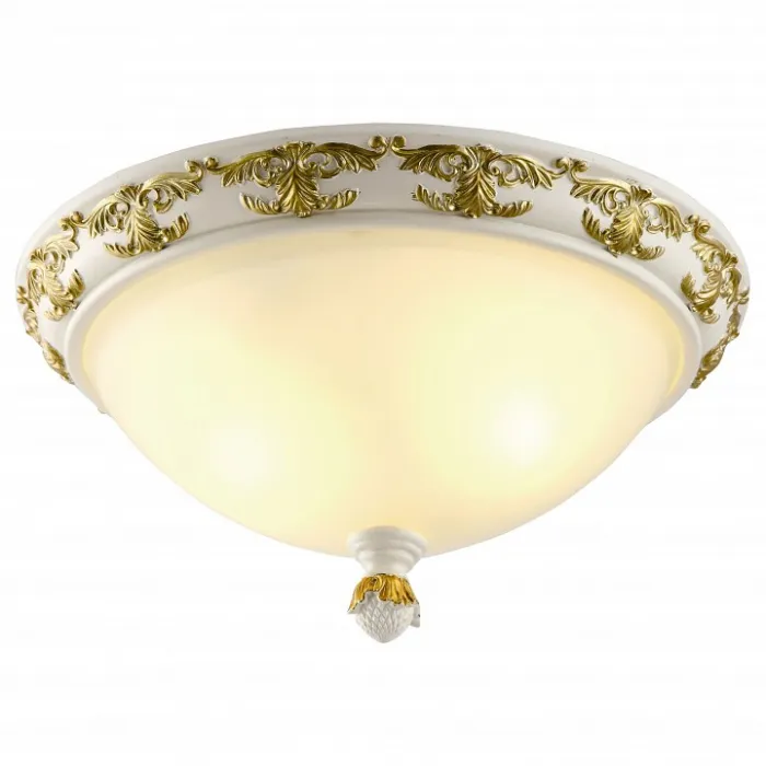 Накладной светильник Arte Lamp Benessere A9570PL-2WG Цвет арматуры золото Цвет плафонов белый от ImperiumLoft