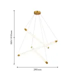 Подвесная люстра Favourite Banche 4558-3P от ImperiumLoft