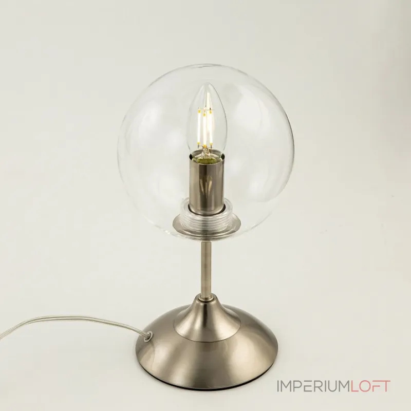 Настольная лампа декоративная Citilux Томми CL102811 Цвет арматуры хром Цвет плафонов прозрачный от ImperiumLoft Настольная лампа декоративная Citilux Томми CL102811 Цвет арматуры хром Цвет плафонов прозрачный от ImperiumLoft