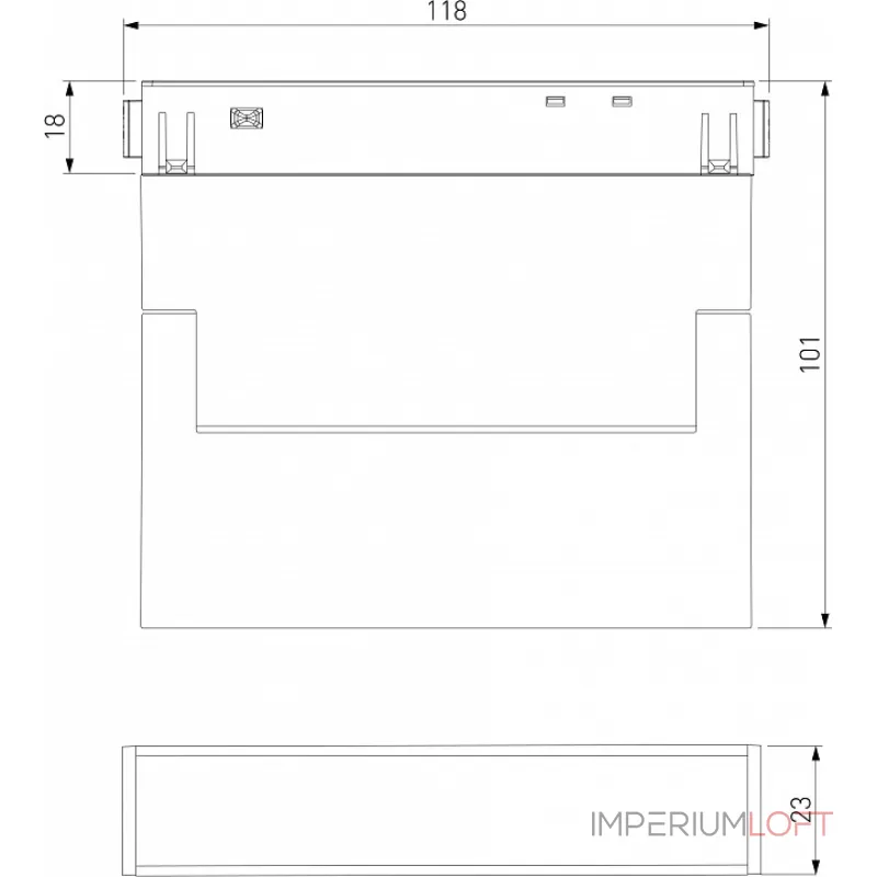 Трековый светильник Elektrostandard Slim Magnetic 85084/01