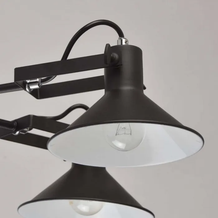Люстра на штанге MW-Light Даунтаун 3 691010805 Цвет арматуры черный Цвет плафонов черный от ImperiumLoft