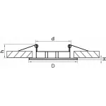 Встраиваемый светильник Lightstar Lega 011047 от ImperiumLoft