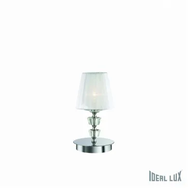 Настольная лампа декоративная Ideal Lux Pegaso PEGASO TL1 SMALL BIANCO Цвет арматуры хром