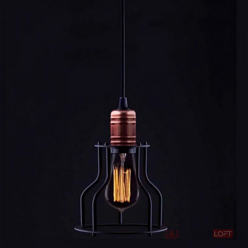 Подвесной светильник Nowodvorski Workshop 6336 цвет арматуры черный цвет плафонов черный от ImperiumLoft