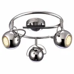 Спот Arte Lamp Spia A9128PL-3CC Цвет арматуры хром Цвет плафонов хром