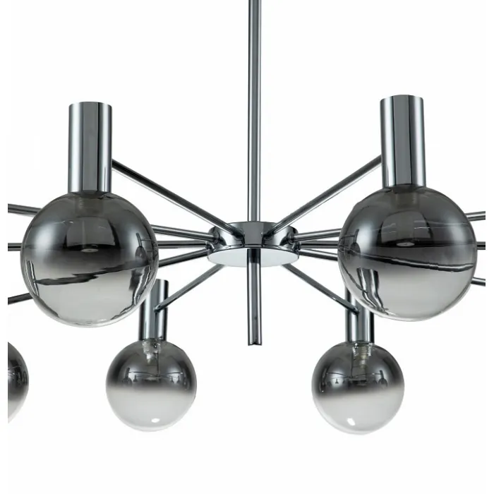 Люстра на штанге Indigo Collana 13015/10R Chrome от ImperiumLoft