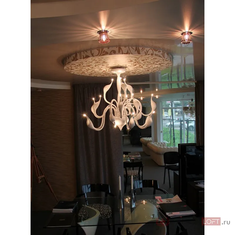 Люстра на штанге Lightstar Cigno Collo 751186 Цвет арматуры белый от ImperiumLoft