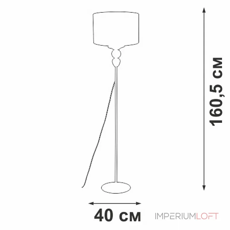 Торшер Vitaluce V2891 V2891-1/1P от ImperiumLoft Торшер Vitaluce V2891 V2891-1/1P от ImperiumLoft