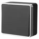 Выключатель одноклавишный Werkel Gallant (черный/хром) W5010035 Цвет арматуры хром