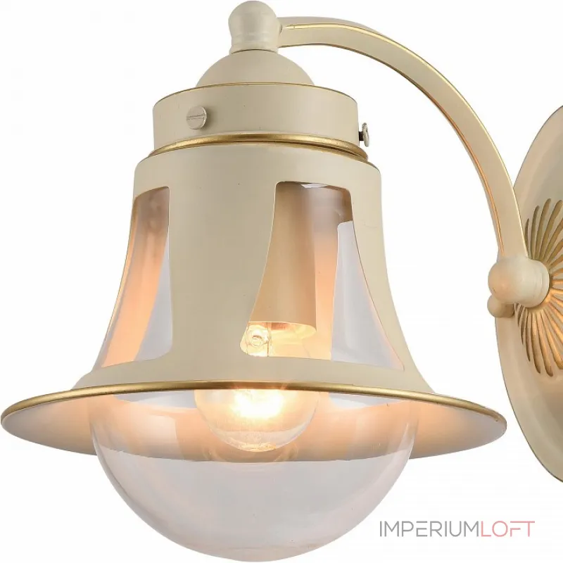 Бра Arte Lamp 7022 A7022AP-1WG Цвет арматуры золото Цвет плафонов золото Бра Arte Lamp 7022 A7022AP-1WG Цвет арматуры золото Цвет плафонов золото