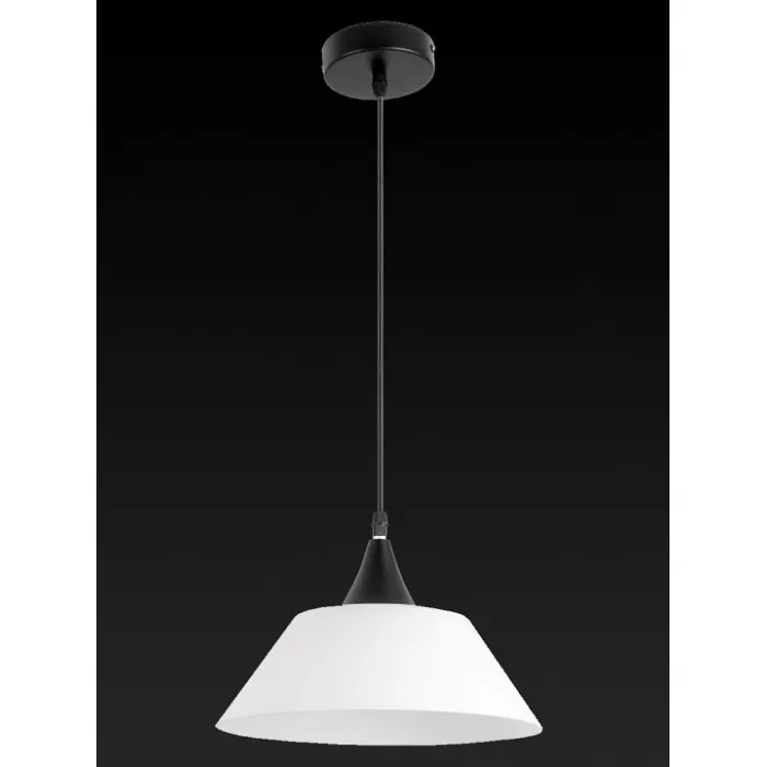 Подвесной светильник TopLight Mabel TL4430D-01BL Цвет арматуры черный Цвет плафонов белый от ImperiumLoft