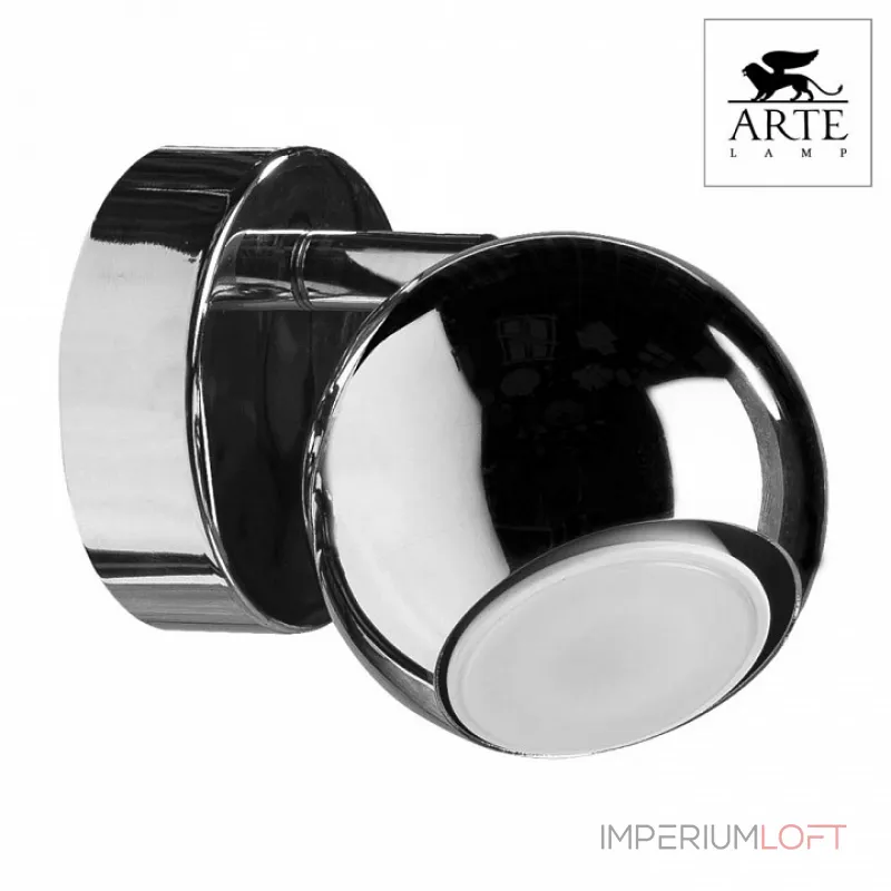 Спот Arte Lamp Piatto A6251AP-1CC Цвет арматуры хром Цвет плафонов хром от ImperiumLoft
