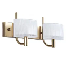 Бра Newport 4330 4332/A gold Цвет арматуры золото Цвет плафонов белый