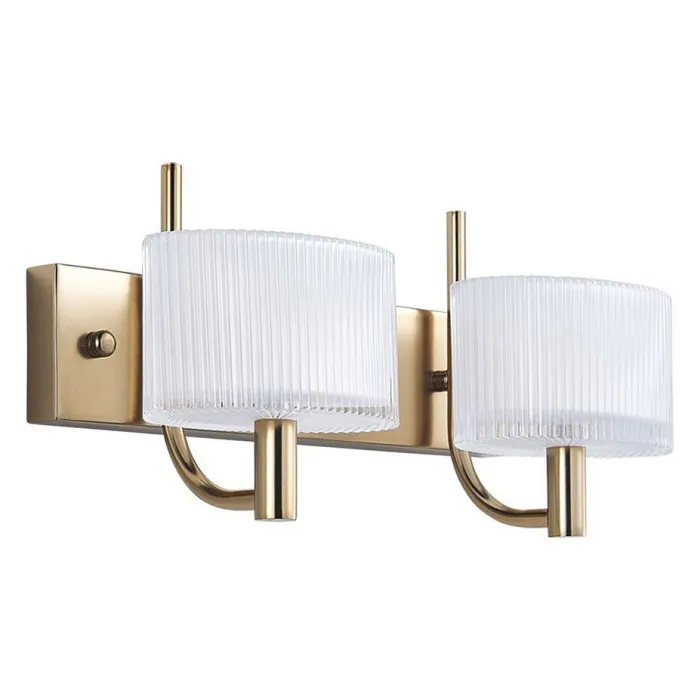 Бра Newport 4330 4332/A gold Цвет арматуры золото Цвет плафонов белый от ImperiumLoft