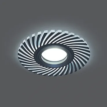 Встраиваемый светильник Gauss Backlight 13 BL132P Цвет плафонов черный