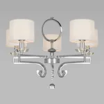 Подвесная люстра Eurosvet Ariana 60113/5 хром Цвет арматуры хром Цвет плафонов белый от ImperiumLoft