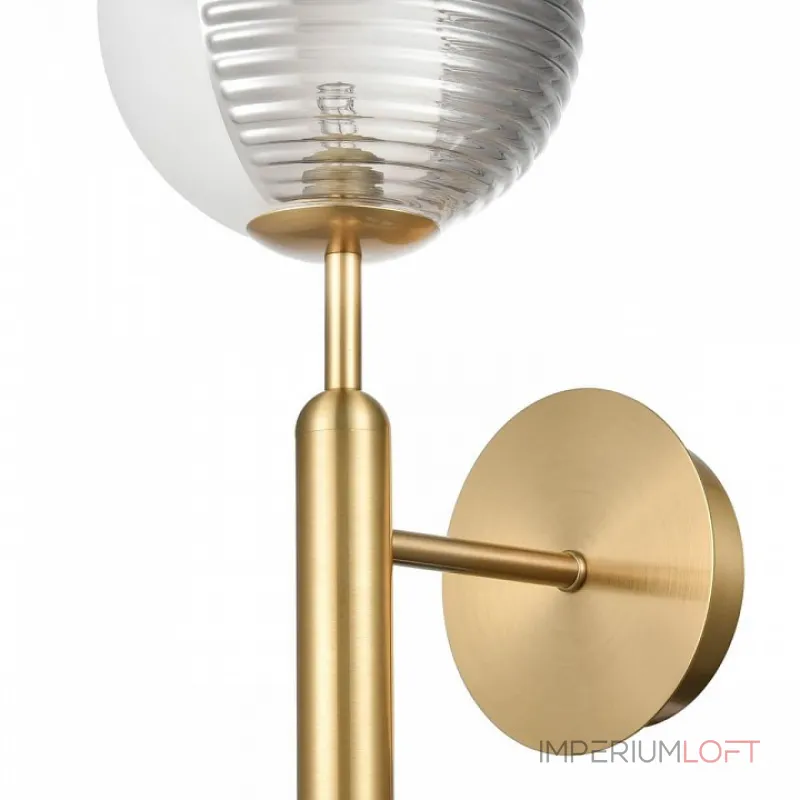Бра Vele Luce Amore VL5484W01 Цвет арматуры золото Цвет плафонов серый Бра Vele Luce Amore VL5484W01 Цвет арматуры золото Цвет плафонов серый