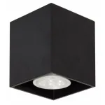 Накладной светильник TopDecor Tubo 6 SQ Tubo6 SQ P1 12 Цвет арматуры черный