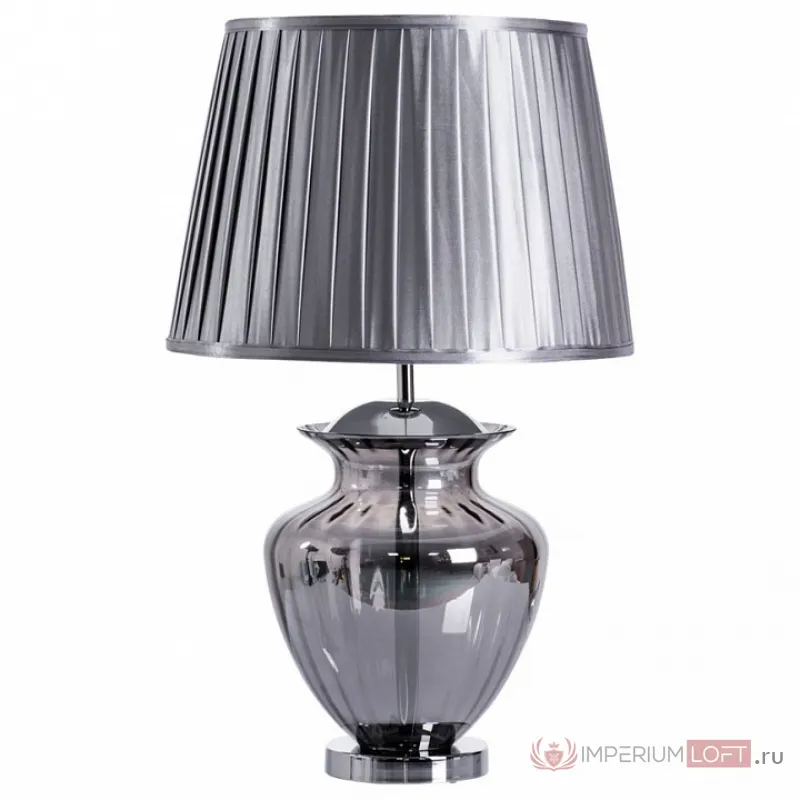 Настольная лампа декоративная Arte Lamp Sheldon A8532LT-1CC Цвет плафонов серый Цвет арматуры хром от ImperiumLoft