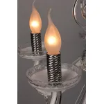 Подвесная люстра Omnilux Salerno OML-34403-06 Цвет арматуры хром Цвет плафонов прозрачный от ImperiumLoft