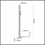 Торшер Odeon Light Fierro 4991/36FL от ImperiumLoft