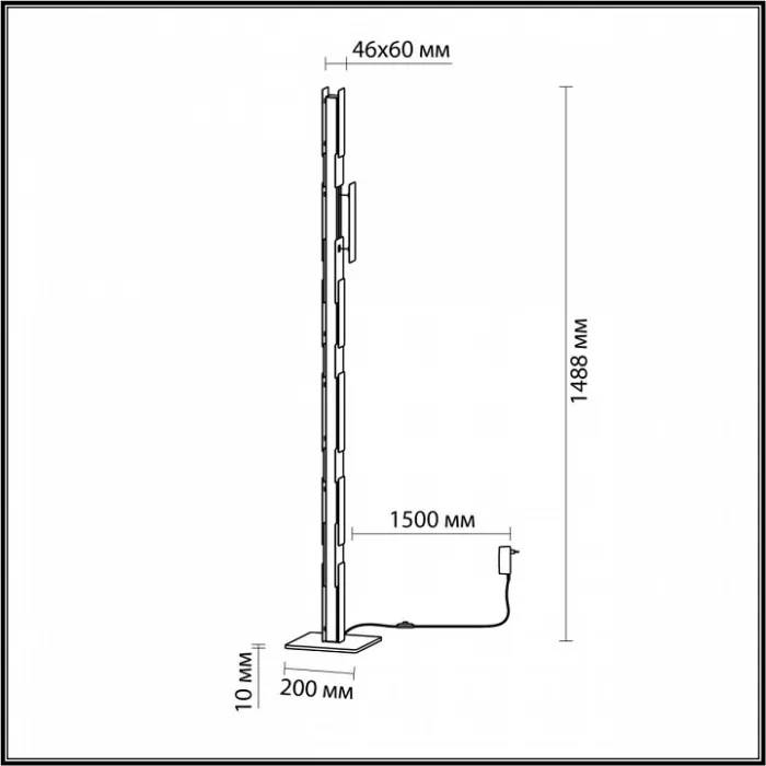 Торшер Odeon Light Fierro 4991/36FL от ImperiumLoft