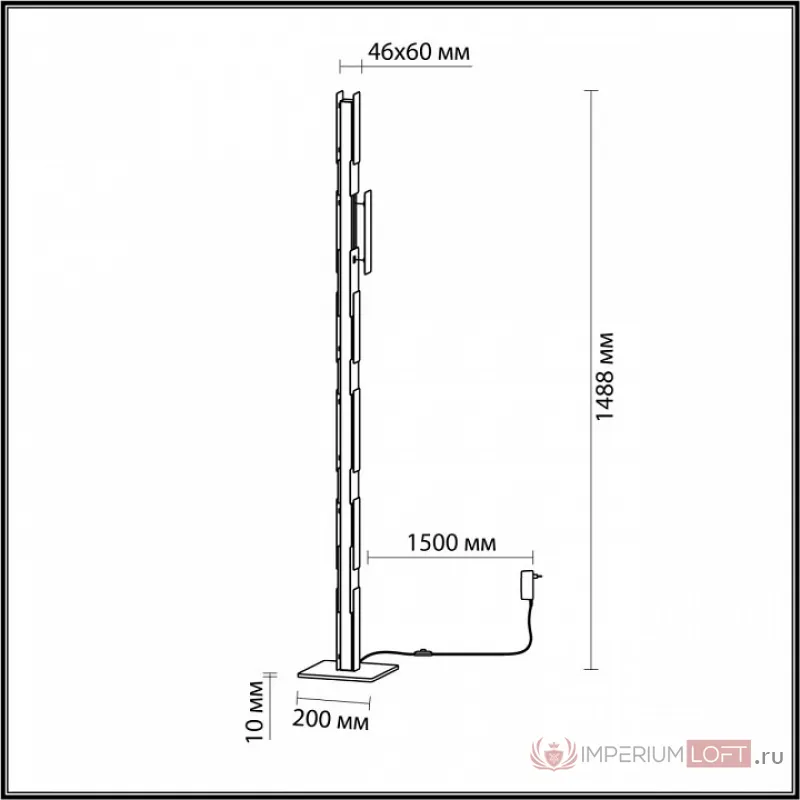 Торшер Odeon Light Fierro 4991/36FL от ImperiumLoft