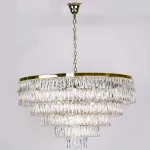Подвесной светильник Newport 10120 10129+37/C gold Цвет арматуры золото Цвет плафонов прозрачный от ImperiumLoft