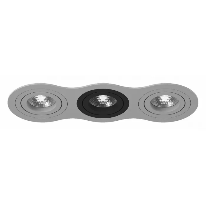 Встраиваемый светильник Lightstar Intero 16 triple round i639090709 Цвет арматуры разноцветный Цвет плафонов прозрачный от ImperiumLoft