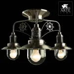 Потолочная люстра Arte Lamp Sailor A4524PL-3AB Цвет арматуры бронза Цвет плафонов прозрачный от ImperiumLoft