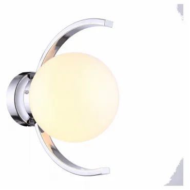 Бра Arte Lamp Claudia A8055AP-1CC Цвет арматуры хром Цвет плафонов белый