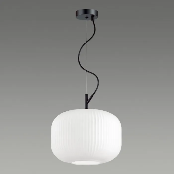 Подвесной светильник Odeon Light Roofi 4754/1 Цвет плафонов белый Цвет арматуры черный от ImperiumLoft