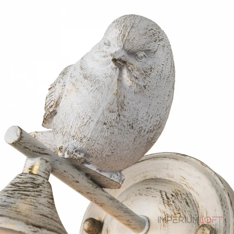 Бра Arte Lamp Gemelli A2150AP-1WG Цвет плафонов белый Цвет арматуры золото