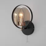 Бра Eurosvet Gallo 70121/1 черный Цвет плафонов янтарный от ImperiumLoft