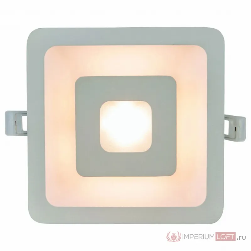 Встраиваемый светильник Arte Lamp Canopo A7245PL-2WH Цвет арматуры белый Цвет плафонов белый от ImperiumLoft