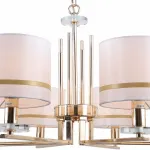 Подвесная люстра Stilfort Chart 1045/03/08P Цвет плафонов белый Цвет арматуры золото