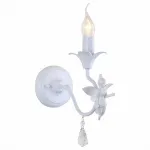 Бра Arte Lamp Angelina A5349AP-1WH Цвет арматуры белый Цвет плафонов прозрачный