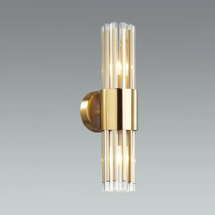 Бра Odeon Light Viketa 4786/2W Цвет плафонов прозрачный Цвет арматуры золото от ImperiumLoft