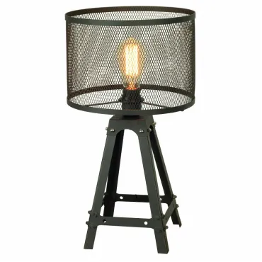 Настольная лампа декоративная Lussole Parker LSP-9886 Цвет плафонов черный Цвет арматуры черный