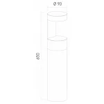 Наземный низкий светильник Elektrostandard Nimbus 35126/F