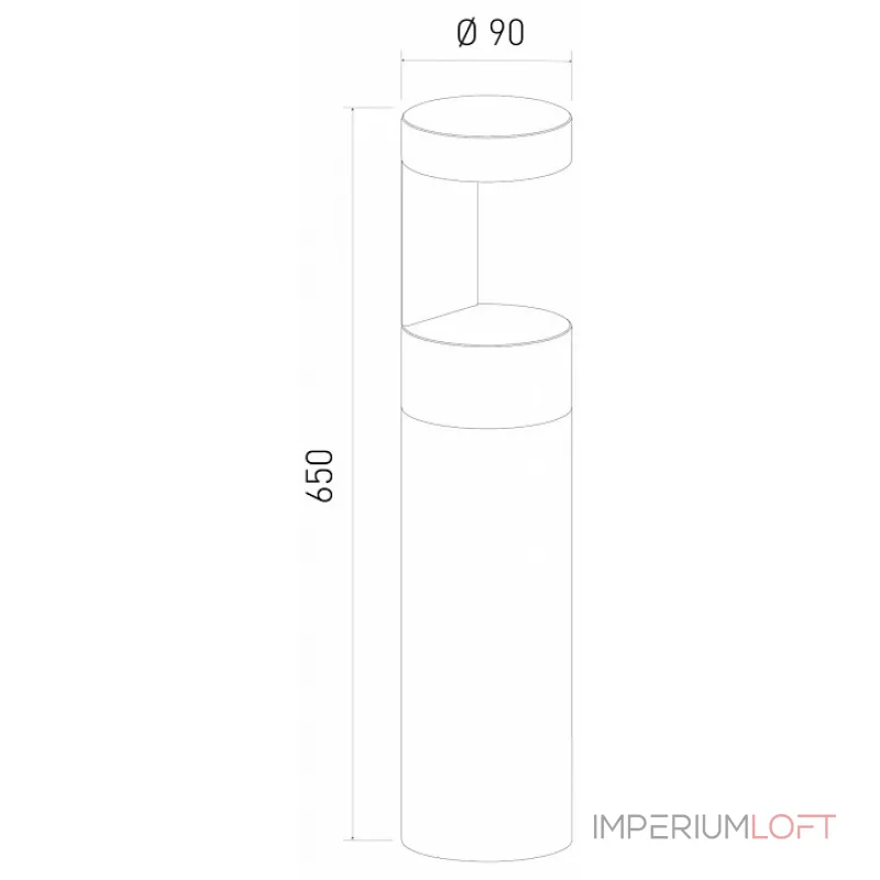 Наземный низкий светильник Elektrostandard Nimbus 35126/F