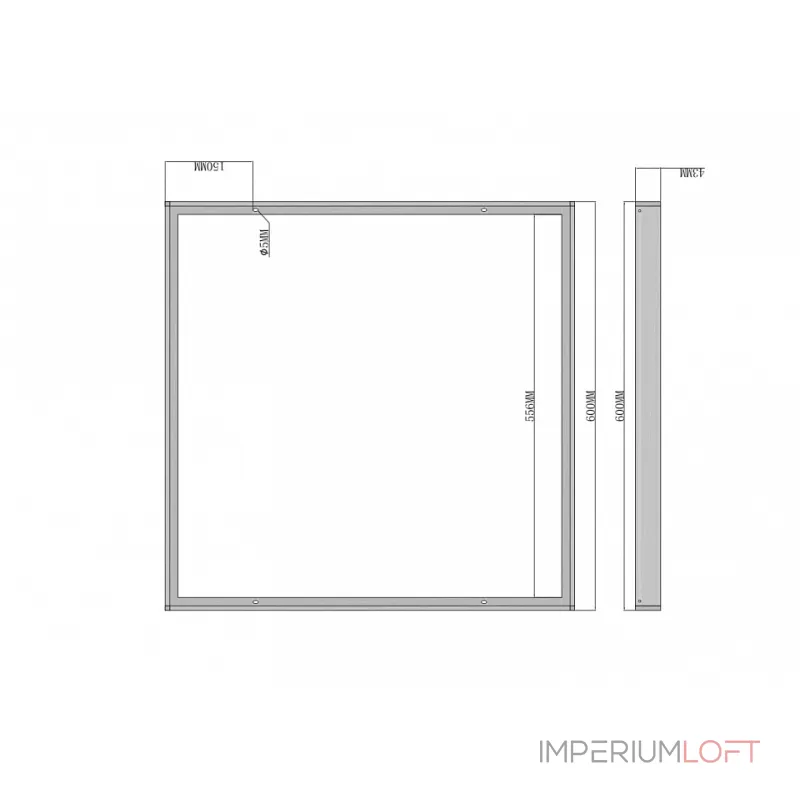 Крепеж Donolux DL18013 Mounted frame DL18013