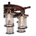 Потолочная люстра ST-Luce Volantino SL150.302.06 Цвет арматуры бронза Цвет плафонов прозрачный от ImperiumLoft