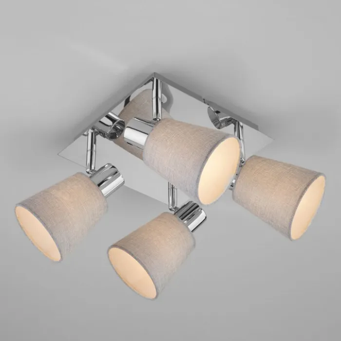 Спот Eurosvet Culver 20080/4 хром/голубой от ImperiumLoft