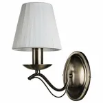 Бра Arte Lamp Domain A9521AP-1AB Цвет арматуры бронза Цвет плафонов белый