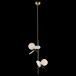 Подвесной светильник Loft it Matisse 10008/2P white Цвет арматуры золото Цвет плафонов белый от ImperiumLoft