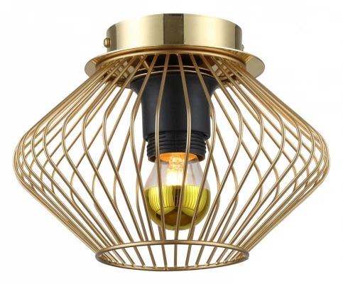 Накладной светильник Lussole Brooks LSP-8248 Цвет плафонов золото Цвет арматуры золото