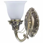 Бра MW-Light Фелиция 25 347029401 Цвет арматуры бронза Цвет плафонов белый от ImperiumLoft