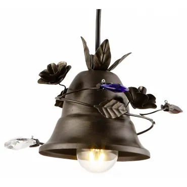 Подвесной светильник Arte Lamp Bells A1795SP-1RI Цвет арматуры коричневый Цвет плафонов коричневый